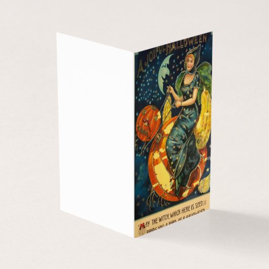 ヴィンテージ ハロウィーン 魔女 ポスター (外部)