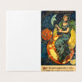 ヴィンテージ ハロウィーン 魔女 ポスター (外部フラット)