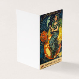 ヴィンテージ ハロウィーン 魔女 ポスター