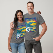 ヴィンテージ ハワイ サーフィン ラベル 5 Tシャツ (ユニセックス)