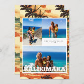 ヴィンテージ ハワイ | メレ カリキマカ ホリデー カード (正面/裏面)