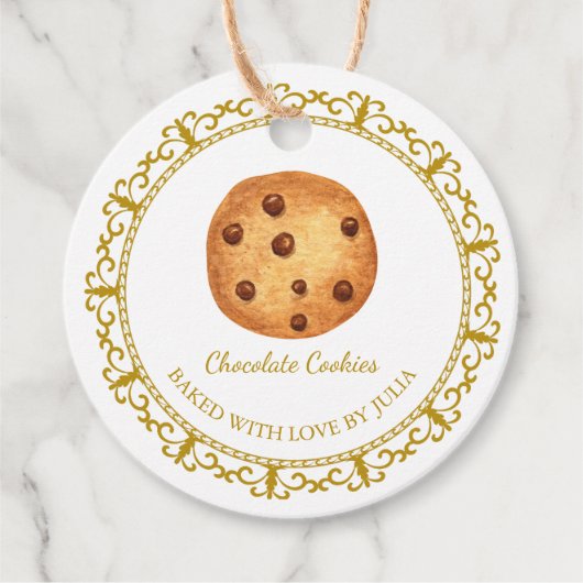 ヴィンテージ ハンドメイド クッキー タグ (正面)