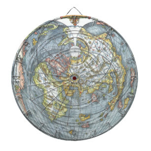 ヴィンテージ ハート型 世界地図 ピーター・アピアヌス ダーツボード