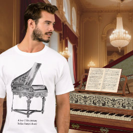 ヴィンテージ・ハープシコード 楽器 音楽好き Tシャツ