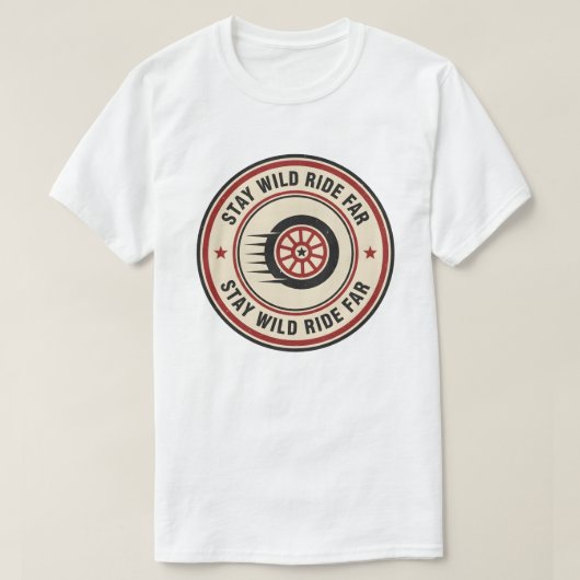 ヴィンテージ バイカー ロード モーション Tシャツ (デザイン正面)