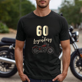 ヴィンテージ バイク 誕生日祝い 60歳 トライブレンドＴシャツ