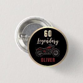 ヴィンテージ バイク 60歳の誕生日 バイクパーティー 缶バッジ