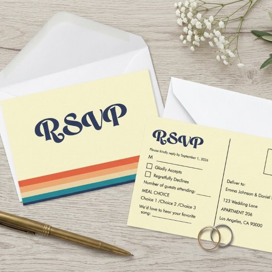 ヴィンテージ・バイブス RSVP カード