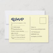 ヴィンテージ・バイブス RSVP カード (裏面)