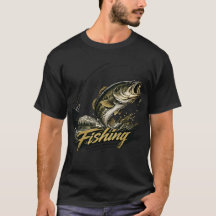 ヴィンテージ バスフィッシング Tシャツ | フィッシャーマン ギフト | Ou