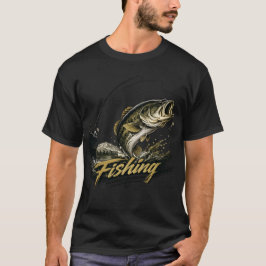 ヴィンテージ バスフィッシング Tシャツ | フィッシャーマン ギフト | Ou