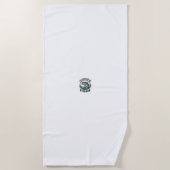 ヴィンテージ バス釣り Tシャツ ビーチタオル (正面)