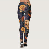 ヴィンテージ・バタフライ・ワイルドフラワー (11) レギンス (裏面)