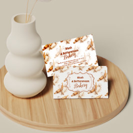 ヴィンテージ バタークリーム ベーカリーブランディング 名刺