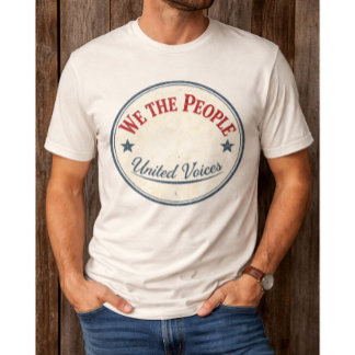 ヴィンテージ・バッチ「我々は人々だ」 Tシャツ
