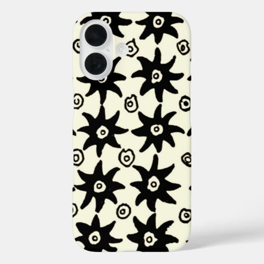 ヴィンテージ バティック スター テキスタイル 壁紙 パターン Case-Mate iPhoneケース (裏面)