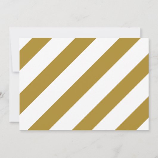 ヴィンテージ バナー | SAVE THE DATE 発表 招待状 (裏面)