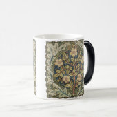 ヴィンテージ「バラリース」アートbyウィリアム・モリス モーフィングマグカップ (正面右)