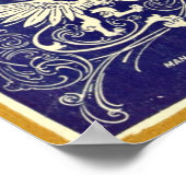 ヴィンテージ バルチモア&オハイオ鉄道 1901 カレンダー ポスター (角)