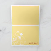 ヴィンテージ-バレンタインのモチーフ シーズンカード (内部)