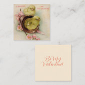 ヴィンテージ バレンタインデーのカード ノートカード (正面/裏面)