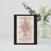 ヴィンテージ「バレンタインデーの喜び」天使のカスタムカード シーズンカード (スタンド正面)