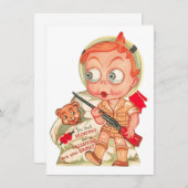 ヴィンテージ バレンタインデーの少年狩り シーズンカード (正面/裏面)