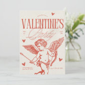 ヴィンテージ バレンタインデーパーティーカード シーズンカード (スタンド正面)