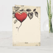 ヴィンテージ バレンタインデー シーズンカード (裏面)