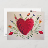 ヴィンテージ：バレンタインデー –  シーズンポストカード (正面/裏面)