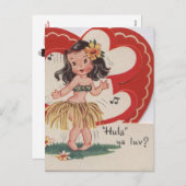 ヴィンテージ:バレンタインデー – シーズンポストカード (正面/裏面)