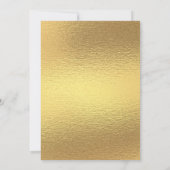 ヴィンテージ バレンタインデー チェルブ ハート ゴールド シーズンカード (裏面)