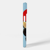 ヴィンテージ バレンタインデー, ネズミと猫のハート型ティーカップ Case-Mate iPhoneケース (裏面 / 右)