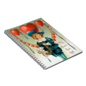 ヴィンテージ バレンタインデー, ビクトリア時代のハートの少年 ノートブック (右側)