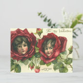 ヴィンテージ バレンタインデー, ローズに浮かぶビクトリアンな顔 シーズンカード (スタンド正面)