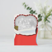 ヴィンテージ バレンタインデー 新婚夫婦 ラブ＆ロマンス 案内ポストカード (スタンド正面)