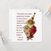 ヴィンテージ バレンタイン グリーティング カード (正面/裏面インサイチュ)