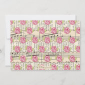 ヴィンテージ バレンタイン パーティー 招待状 (裏面)