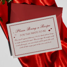 ヴィンテージ バレンタイン ブライダルシャワーレシピ リクエスト