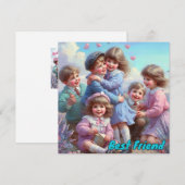 ヴィンテージ バレンタイン 〜 ベスト フレンド 〜 子ども 〜 シーズンカード (正面/裏面)