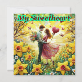 ヴィンテージ バレンタイン  〜私の愛する人〜 カップル〜 シーズンカード