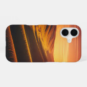 ヴィンテージ バレーサンセット グロウ iPhone 16ケース (裏面横)