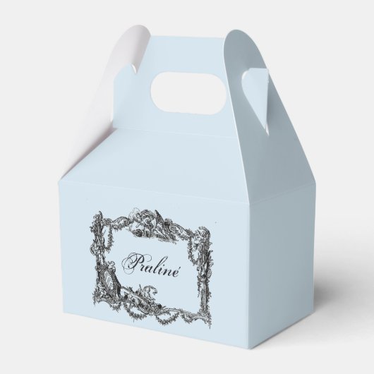 ヴィンテージ-バロック-シャビーシック-プラリネン フェイバーボックス (正面サイド)