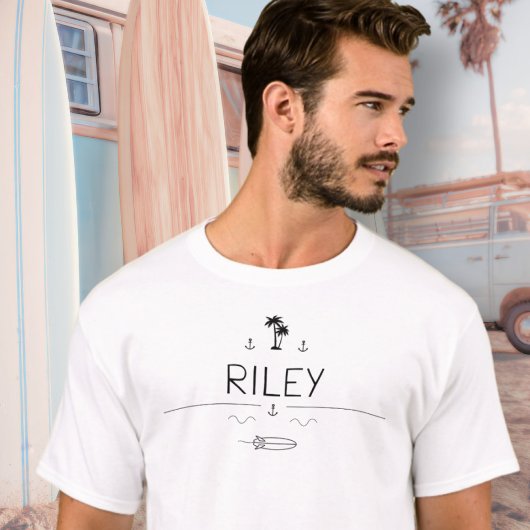 ヴィンテージ・バンライフ・サーファークルー メンズ Tシャツ