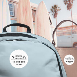 ヴィンテージ バン ライフ サーファー クリュー ステッカー