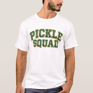 ヴィンテージ・バーシティ・ピクルス・スクワッド パターン タイポグラフィ Tシャツ