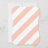 ヴィンテージ バースデー ケーキ パーティー 招待状 (裏面)