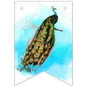 ヴィンテージ・バーズ・ブライダルシャワーのバンティングバナー バンティングフラッグ (第1の旗)