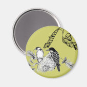 ヴィンテージ バード マグネット (正面/裏面)