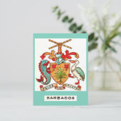 ヴィンテージ バーバドス ポストカード (スタンド正面)